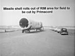 Engine Removed, Missile Shell Rolls Out Of RIM For Primacord Cutting