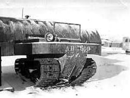 Adak's tractor - Used for Rescue & Skiing