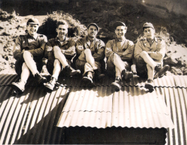 Bill (right) with group on top of Photo Lab