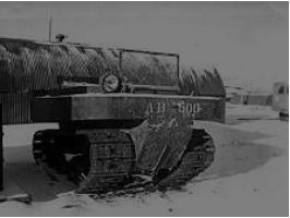 Adak's tractor - Used for Rescue & Skiing