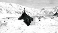 Attu, Oct. 1943. Our home! [Mack Collings]