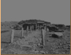 This was perhaps a Japanese shrine on Attu. May 1943.  [George Villasenor]