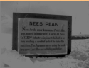 Nees Peak (once known as "Point Able") marker. Great battle  markers.  [Bill Greene]