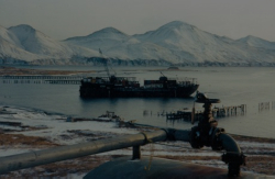 Attu, 1993: Tank refueling.  [Pete Wolfe]