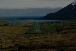 Attu's Coast Guard Station and Runway. May-June 1995. (Photo by Jim Flynn, provided by R. Thibault)