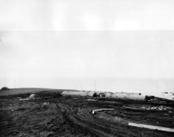 The original LORAN-A station established at Theodore Point,  Attu, on September, 1943. Operational 1944 - 22 Jun 1949.  [NARA]