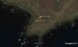 Google Earth Location of Theodore Point's LORAN Station Location.  [Joe Jester]