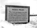 Nees Peak (once known as "Point Able") marker. Great battle  markers.  [Bill Greene]