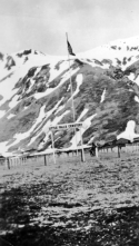 American KIA were burried at Attu's Little Falls Cemetery located at the base of Gilbert Ridge or at Holtz Bay Cemetery. Bodies exhumed in 1946 and returned to Ft. Richardson or Sitka Nat'l Cemetery, or to their families in the lower 48. [Bill Greene]