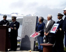 Presentation Ceremony, Dutch Harbor, 2002. [Anne Rowland]