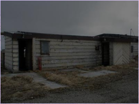 Shemya's old cliff house, 2001