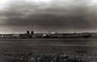 View Across The Tarmac Looking Towards The Radars. [George L. Smith]