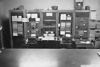 Radio Equipment Rack, Operating Positions. [Rick Cochran]