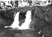 6. Water Falls, Umnak, 1942-43.  [Sam Shout]