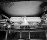 [33826: 11/03/58]  Another view of the G&C package. Six electrical connectors feed propulsion unit (fuel tanks, engine).  [CCMD, Ed May]