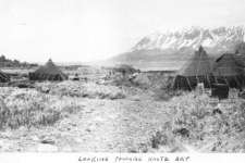 Looking towards Holtz Bay from the 14th Field Hospital. Attu, AK.  [John Keller]