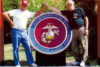 Kober Seippel is shown on the left, and that's me, Rene (Frenchy) Thibault on the right. Taken on Camp Pendleton in August of 1996.  [Rene Thibault]