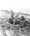 Troops on the march towards Fish Hook Ridge. May 1943.  [George Villasenor]