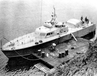 P-510 located in Bay Of Islands, Alaska, 1944.  [Wilbur Green]