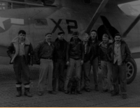 George Villasenor, Left, with PBY crew he flew with on photo missions. [George Villasenor]