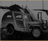 1945 version of an Aleutian Jeep on Attu.