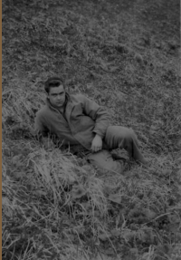 Down time on Attu. Name Unk. [Robert Brodie]