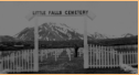 Visiting Little Falls Cemetery, Attu, AK, 1945.  [Elbert McBride]