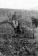 Checking out the Muskeg, and Japanese hidden gun emplacements.  [Ed Nielsen]