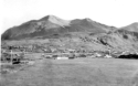 Huts belonging to the 68th CB Battalion.  [Bill Greene]