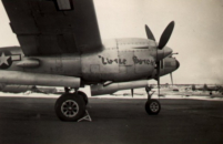 Shemya's P-38 "Little Butch." 1945-46