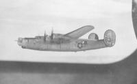 B-24 Tail #83, In Flight Over The Aleutians. [Owen Harvey]