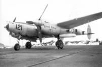 Shemya's P-38 Tail #121, "Little Butch." [Dan Lange]