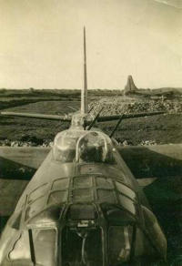 View Of PB4Y-2 Looking Towards The Vertical Stabilizer From The Nose Of The Aircraft. [Tony Suarez]