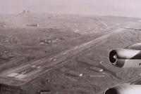 RC-135 "Rivet Ball" Preparing To Land On Shemya's 10,000 Foot Runway, 1967. [Kingdon Hawes]