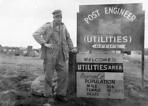 Shemya Post Engineer George Cox, 1945. [Ian Beaton]