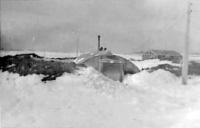 My Hut #5 After March 1946 Snowstorm. [Robert Koppen]