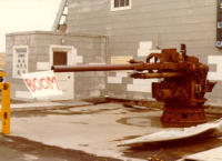 90mm Anti-Aircraft Weapon Sitting On A "AMTB" Mount. [George Blood]