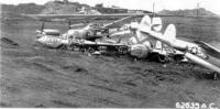 Destroyed P-38 Aircraft, Shemya, War's End. [Jim Lux]
