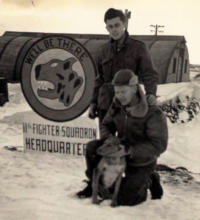 Dan Lange (Standing), P-38 "Little Butch" Crew Chief, '45-'46