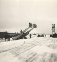 P-38 "Little Butch" Skidded Off The Runway on Attu. George Villasenor.