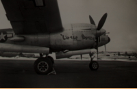 Shemya's P-38 "Little Butch." 1945-46