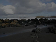 Shemya's rocky shoreline