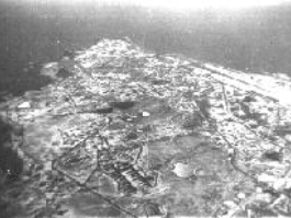 Shemya seen from the air, 1946-47